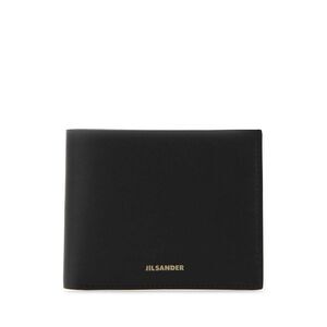 Jil Sander Men Black Leather Wallet